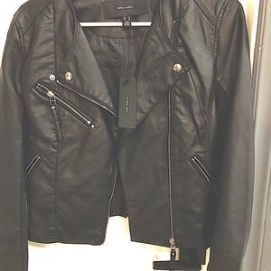 Vera Moda NWT Black pleather size M